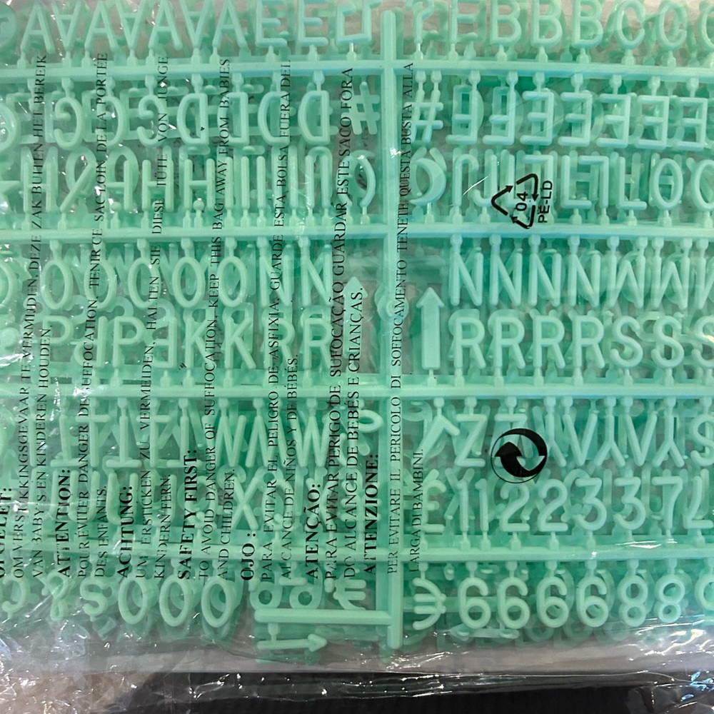 Letter Board Letters